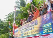 Antusias Masyarakat Lumpatan Saksikan Balap Perahu Ketek