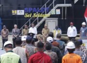 Ratu Dewa Dampingi Presiden Jokowi Resmikan Proyek SPALDT di Palembang