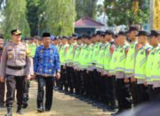 Kawal Pemilu, Polres OKI Adakan Apel Gelar Pasukan Operasi Mantap Brata Musi 2023-2024