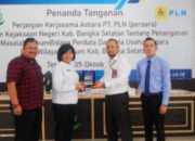 PT PLN MoU PKS dengan Kejari Bangka Selatan