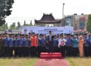 Haru, Saat Ribuan ASN OKI Lepas H. Iskandar di Apel Terakhir