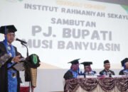 Pj. Bupati Apriyadi Hadiri Wisuda ke-XXV Institut Rahmaniyah Sekayu
