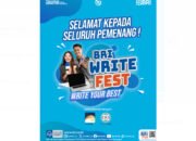 Pengumuman! Ini Pemenang BRI Write Fest 2023