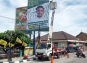 Bawaslu Basel Tindak Tegas Pelanggaran APK di Jalan Jendral Sudirman Toboali