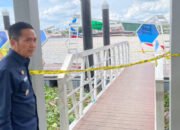 Kapal Tongkang Tabrak Dermaga dan Pelabuhan Sungai 7 Ulu, Ratu Dewa Langsung Tinjau Dampak Kerusakan