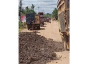 Pemkab OKI Manfaatkan Sisa Bongkaran Tol Untuk Perbaikan Jalan Rusak
