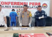 Satresnarkoba Polres Bangka Selatan Berhasil Menangkap Bandar Sabu di Toboali