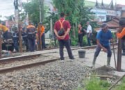 Dua Jalur Liar Perlintasan Kereta Api di Lahat Ditutup