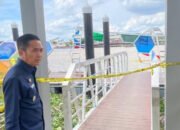Biaya Perbaikan Dermaga Kampung Kapitan Palembang yang Ditabrak Tongkang Rp 650 Juta