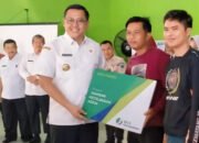 Dibantu PT PE, Pengurus PWI Lahat Dilindungi BPJS Ketenagakerjaan