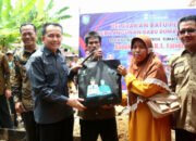 Pj Gubernur Sumsel Agus Fatoni Berikan Bantuan Sembako di Kota Prabumulih