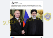 [SALAH] Putin Katakan Rusia Siap Mendukung Iran Jika Amerika Serikat Membantu Israel