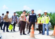 Pj. Bupati Sandi Fahlepi Tinjau Jalan Penghubung di Kecamatan Lalan