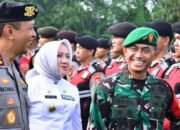 Sambut Kunker Presiden Jokowi Di Musi Rawas, Ratna Machmud Hadiri Apel Gelar Pasukan Pengamanan VVIP