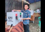 Kades Lumpatan II Datangi TPS Untuk Salurkan Suara Hak Pilih Pemilu Tahun 2024