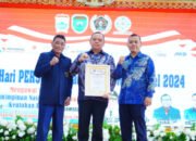 PWI Sumsel Beri Award Kepada Pj Sandi Fahlepi sebagai Sahabat PWI