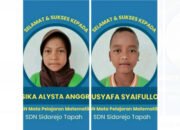 Dua Siswa SDN Sidorejo Tapah Wakili Provinsi Sumsel Pada OSN Tingkat Nasional