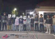 Polres Bangka Selatan Amankan 7 Remaja Membawa Sajam, Diduga Akan Tawuran