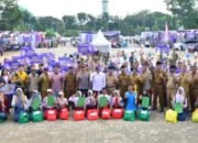 Pembagian Hadiah Warnai Kemeriahan Penutupan Pekan Raya Mura Mantab 2024.