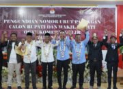 KPU OKI Tetapkan Nomor Urut Paslon Bupati dan Wakil Bupati