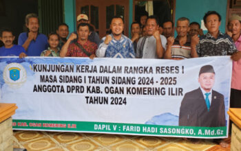 Ketua DPRD OKI Kunjungan Masyarakat di Dapil Mesuji, Mesuji Raya dan Mesuji Makmur.