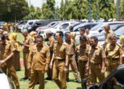 Tertibkan Aset, Pemkab OKI Gelar Apel Kendaraan Dinas