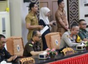 Kasdim 0402/OKI Hadiri Pidato Perdana Bupati Muchendi