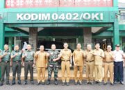 Jalin Silaturahmi, Bupati Muchendi Kunjungi Kodim 0402/OKI