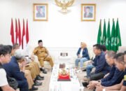 Sowan ke Bupati H M Toha, Pengurus PWI Muba Sampaikan Rencana Pelantikan