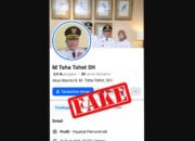 Hati-Hati! Waspadai Akun Facebook Palsu Mengatasnamakan Bupati H. M. Toha