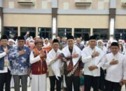 Haru dan Syukur Menyambut Kedatangan Jamaah Haji OKI Kloter 12 di Asrama Haji Palembang