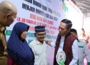 Wali Kota Ratu Dewa Resmikan Bedah Rumah Milik Yunus