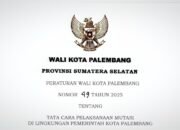 Perwali 49/2025 Jadi Landasan Hukum Mutasi ASN Palembang