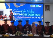 Founder Ngajee, M. Saiyid Mahadhir, Sabet Gelar Doktor Dari UIN Raden Fatah Palembang