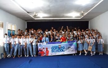 Priamanaya Group Goes To School ke SMAN 4 dan Santo Yosef Lahat