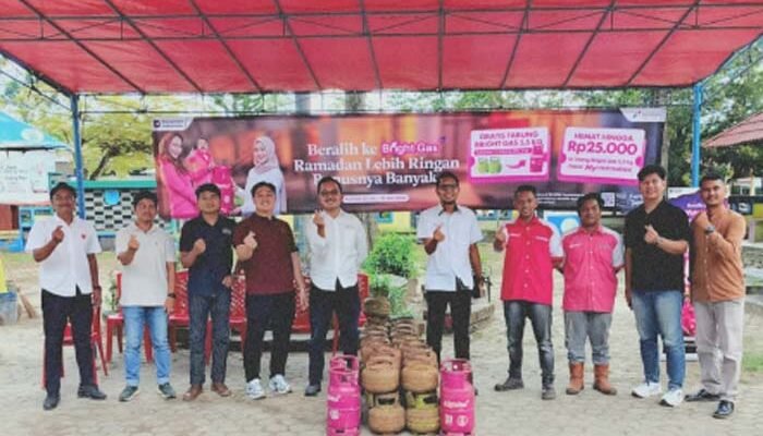 Pertamina Patra Niaga Regional Sumbagsel Dorong Konsumen Mampu Beralih ke Bright Gas Melalui Program Trade In di Belitung Timur