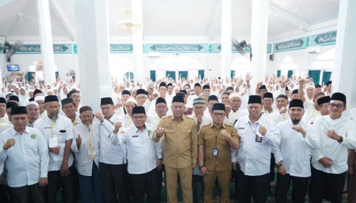 385 CJH OKI Dibekali Manasik Jelang Keberangkatan ke Tanah Suci