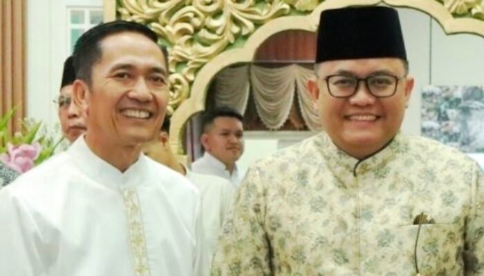 Ratu Dewa Terima dengan Hangat Silaturahmi Lebaran Keluarga Besar Alex Noerdin