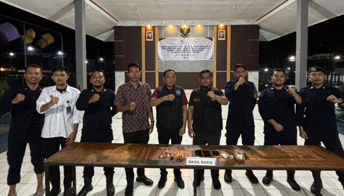 Antisipasi Gangguan Kamtib di Malam Ramadan, Lapas Kayuagung Lakukan Razia Kamar Hunian Warga Binaan