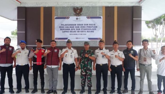 Lapas Kayuagung Tegaskan Komitmen Zero Halinar dan Penipuan Melalui Apel Ikrar Serentak
