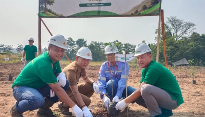 Jaga Kelestarian Lingkungan PT GGB Tanam Pohon Di lokasi Eks Tambang