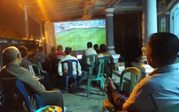 Nobar Final Piala Dunia 2026 di Kayuagung Meriah, DPC PDI Perjuangan OKI Bagikan Doorprize dan Giveaway Tebak Skor
