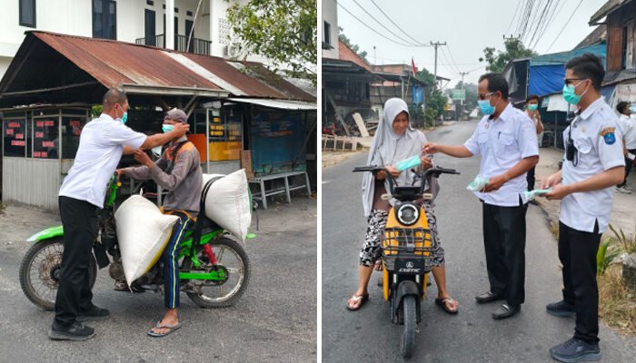 Antisipasi Lonjakan ISPA, Dinkes OKI Distribusikan 32.200 Masker