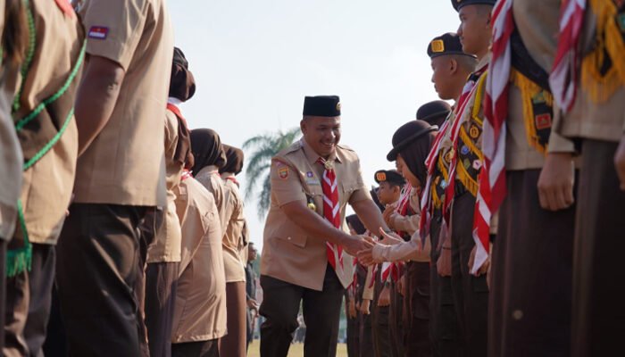 Pramuka OKI Didorong Jadi Kader Pemimpin dan Pelopor Pencegahan Karhutla