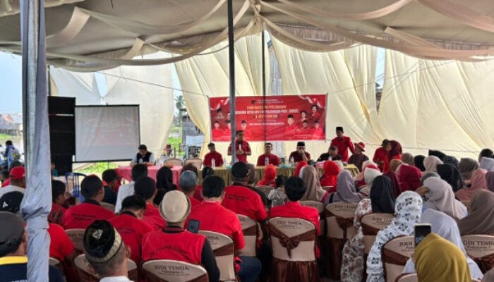 Perkuat Soliditas Partai, Ketua DPD PDI Perjuangan Sumsel Silaturahmi dengan Kader di Pedamaran