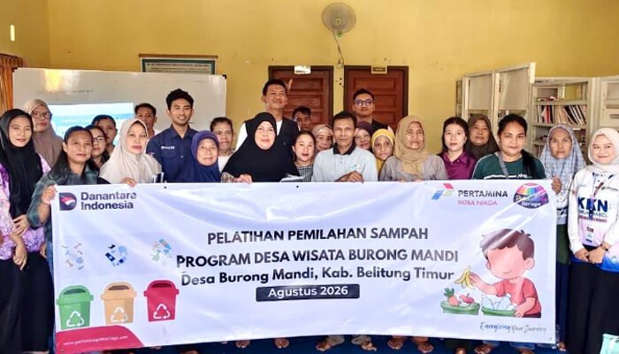 Pertamina Patra Niaga Regional Sumbagsel Dukung Pokdarwis Berage Kembangkan Potensi Wisata Burong Mandi