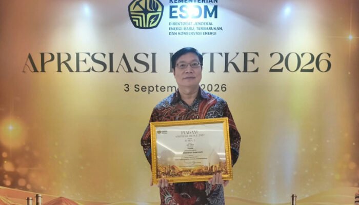 Anak Perusahaan PTBA, PT Huadian Bukit Asam Power (HBAP) Raih Juara 3 Apresiasi EBTKE 2026 dari Kementerian ESDM