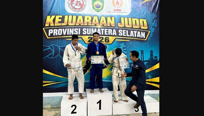 Sabet Medali Emas di Kejuaraan Judo Provinsi Sumsel 2026
