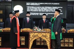 RM Yusuf Indra Kesuma Dilantik Menjadi Wakil Ketua DPRD Palembang