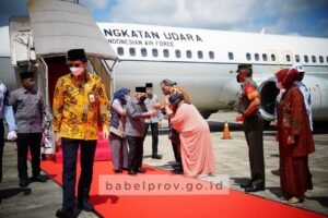 Ma’ruf Amin Hadiri Pembukaan Kongres Halal Internasional 2022 di Babel